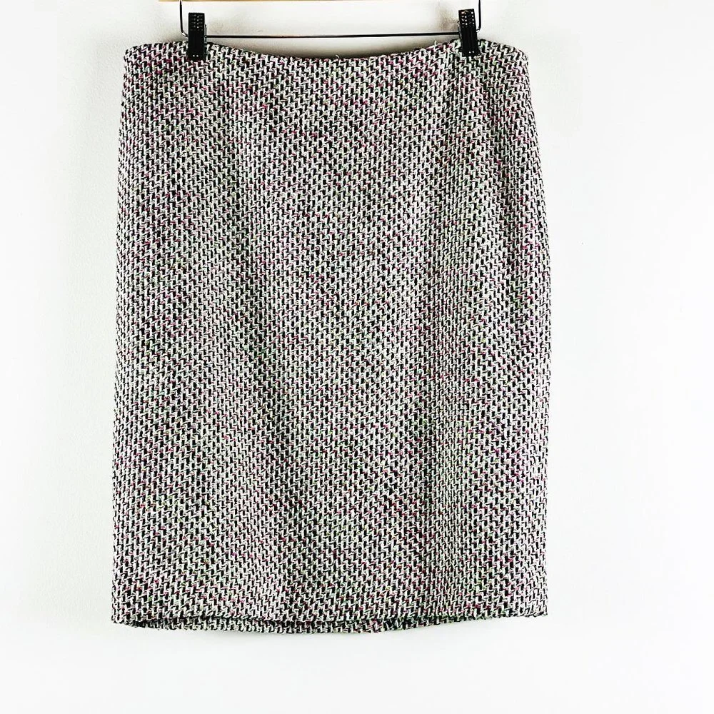 2/$20 Talbots Tweed Pencil Skirt 12P - Picture 1 of 4